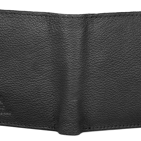 Napa Hide RFID Protected Genuine High Quality Leather Wallet & Pen Combo for Men (black) - WILDHORN
