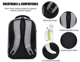 WILDHORN Laptop Backpack for Men, Extra Large 30L Travel Backpack with Multi Zip Compartment, Business College Bookbags Fit 15.6 Inch Laptop I Ultra Strong Stitching