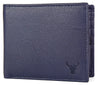 Napa Hide RFID Protected Genuine High Quality Leather Wallet & Pen Combo for Men (BLUE NAPA) - WILDHORN