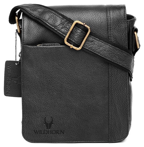Leather Mens Side Bag, Pattern : Plain, Closure Type : Zipper at Rs 290 /  Piece in Mumbai