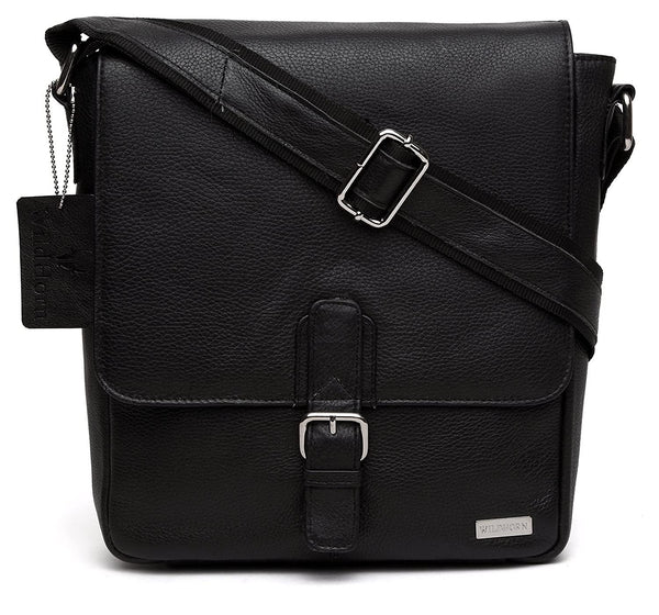 WILDHORN® 100% Genuine Leather Sling Messenger Bag for Men