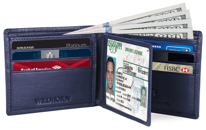 WILDHORN® Premium Top Grain Genuine Leather Wallet for Men