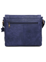 WILDHORN Leather Messenger Bag for Men I Handcrafted I Adjustable Strap I DIMENSION:L- 11 inch H-9.5 inch W- 3 inch