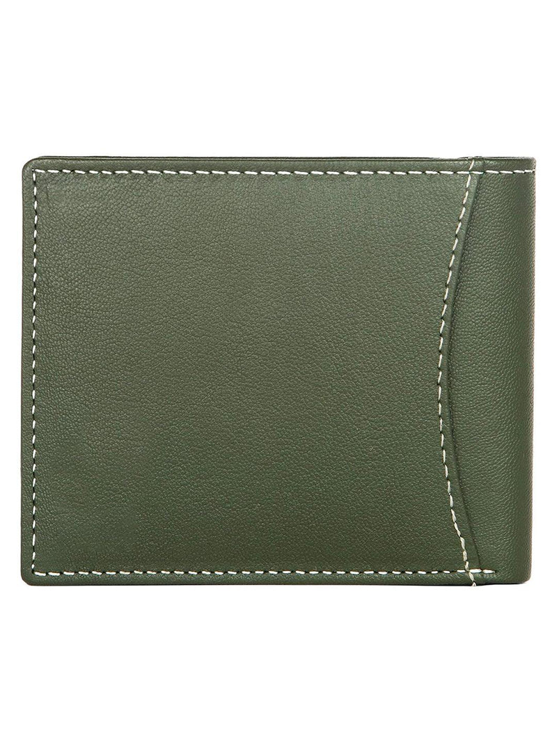 WILDHORN® RFID Protected Genuine High Quality  Leather Wallet, Keychain & Pen Combo for Men