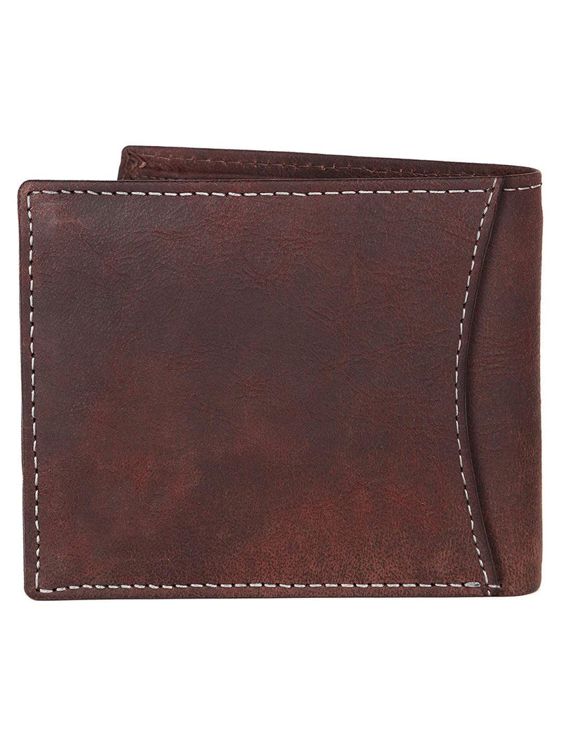 WILDHORN® RFID Protected Genuine High Quality  Leather Wallet, Keychain & Pen Combo for Men