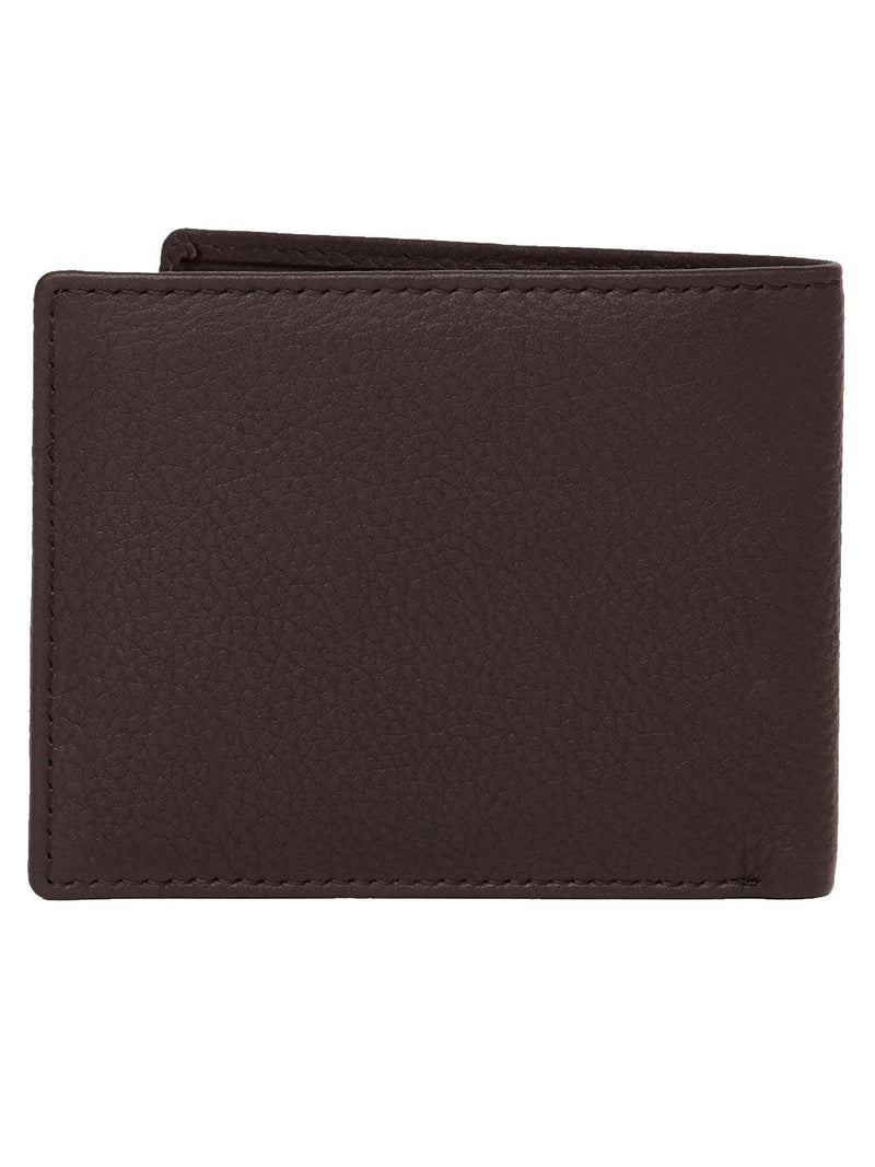 WILDHORN® RFID Protected Genuine High Quality Classic Leather Wallet & Pen Combo for Men