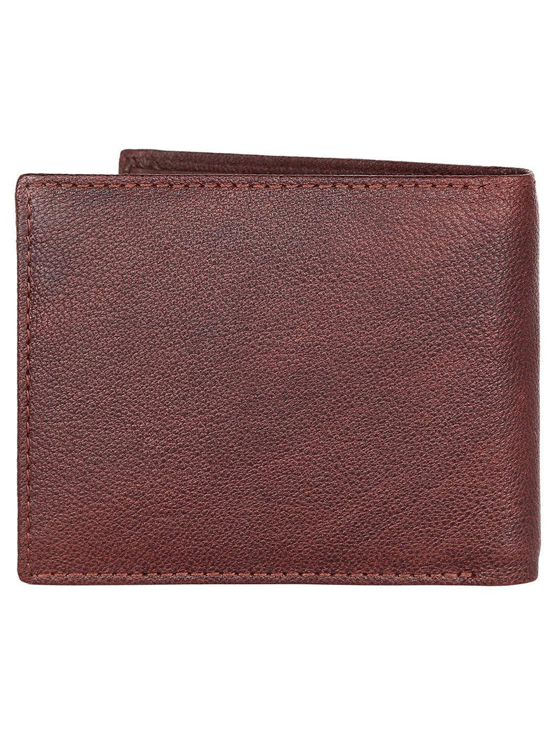 WILDHORN® RFID Protected Genuine High Quality Classic Leather Wallet & Pen Combo for Men