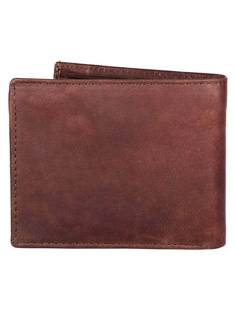 WILDHORN® RFID Protected Genuine High Quality  Leather Wallet, Keychain & Pen Combo for Men