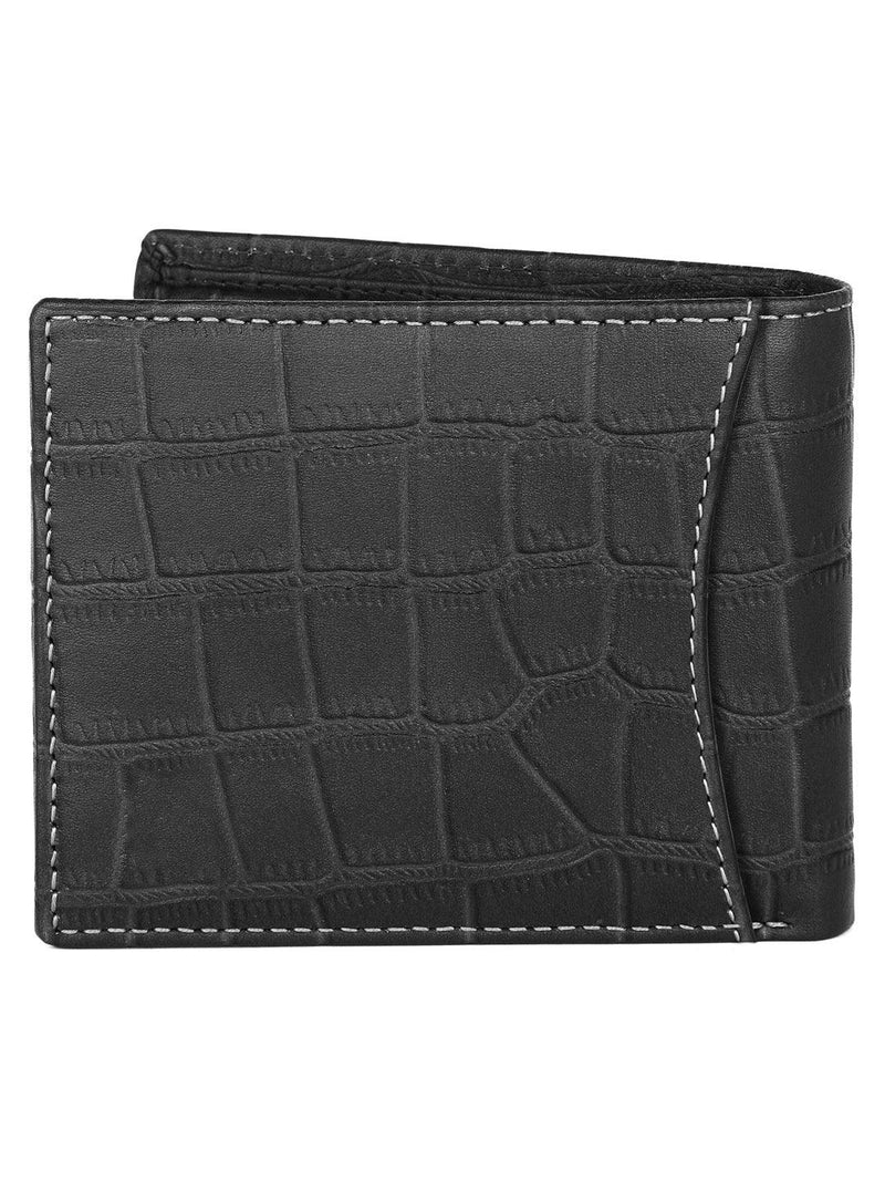 WILDHORN® RFID Protected Genuine High Quality  Leather Wallet, Keychain & Pen Combo for Men