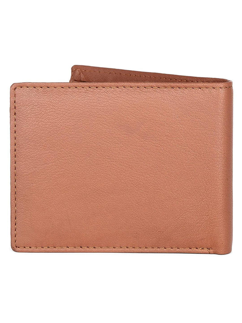 WILDHORN® RFID Protected Genuine High Quality  Leather Wallet, Keychain & Pen Combo for Men