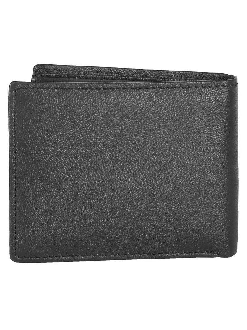 WILDHORN® RFID Protected Genuine High Quality  Leather Wallet, Keychain & Pen Combo for Men