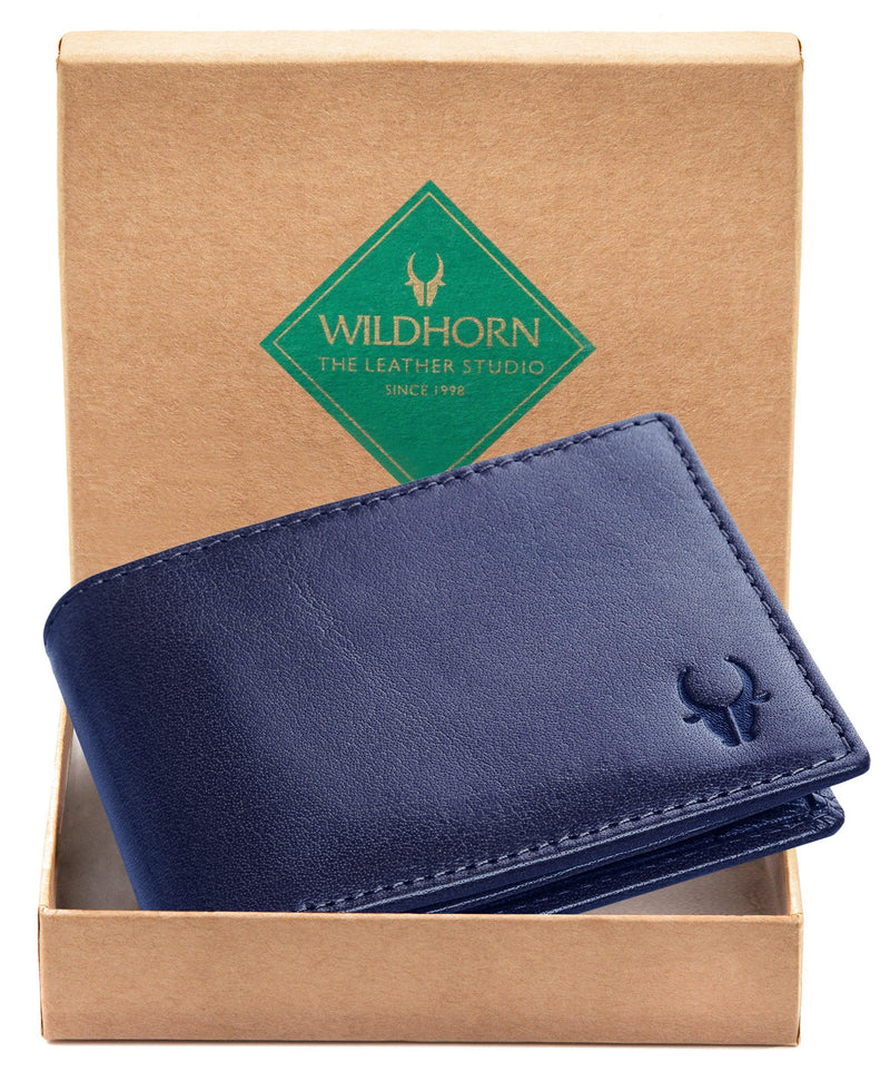 WILDHORN® Premium Top Grain Genuine Leather Wallet for Men - WILDHORN