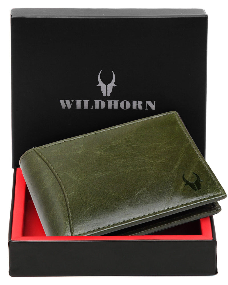 WildHorn 100 Genuine High Quality Mens Leather Wallet WILDHORN