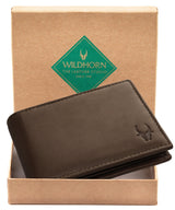 WILDHORN® Premium Top Grain Genuine Leather Wallet for Men - WILDHORN