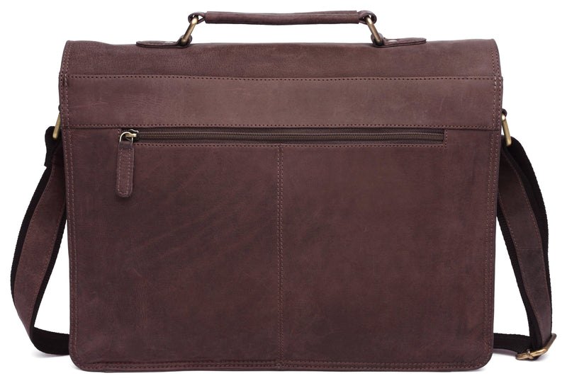 WildHorn Leather Laptop Messenger Bag for Men - WILDHORN