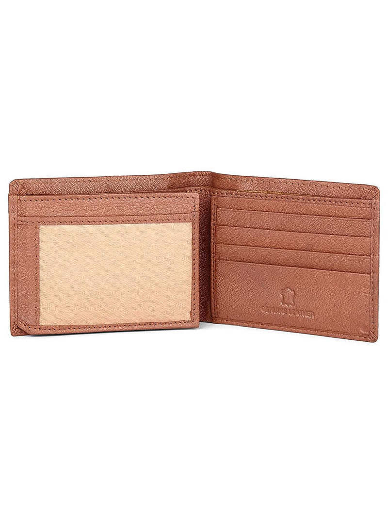 WILDHORN® RFID Protected Genuine High Quality  Leather Wallet, Keychain & Pen Combo for Men