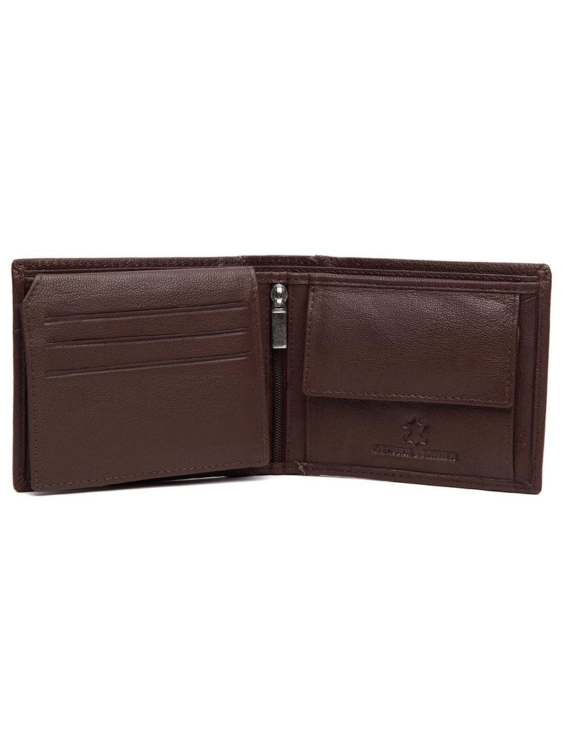 WILDHORN® RFID Protected Genuine High Quality Leather Wallet & Belt Combo for Men