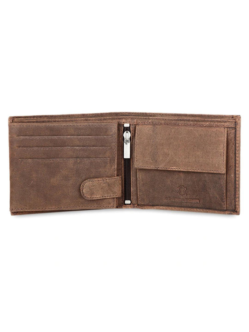 WILDHORN® RFID Protected Genuine High Quality  Leather Wallet, Keychain & Pen Combo for Men