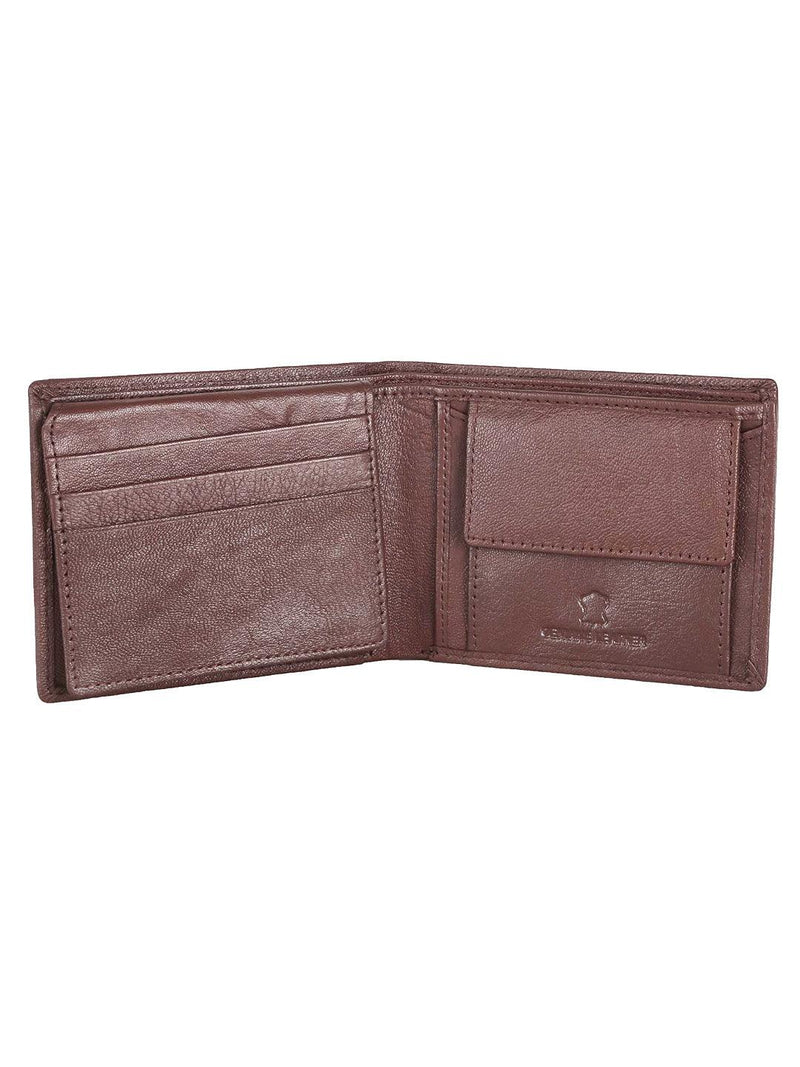 WILDHORN® RFID Protected Genuine High Quality Classic Leather Wallet & Pen Combo for Men
