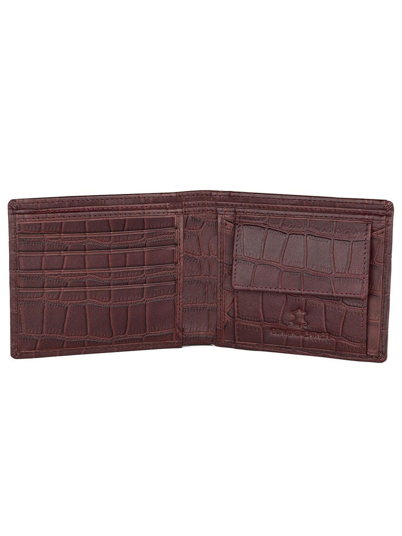 WILDHORN® RFID Protected Genuine High Quality  Leather Wallet, Keychain & Pen Combo for Men