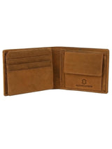 WILDHORN® Antlers Hunter Leather Wallet for Men (TAN) - WILDHORN