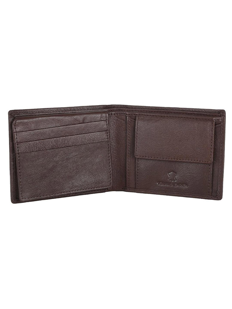WILDHORN® RFID Protected Genuine High Quality  Leather Wallet, Keychain & Pen Combo for Men