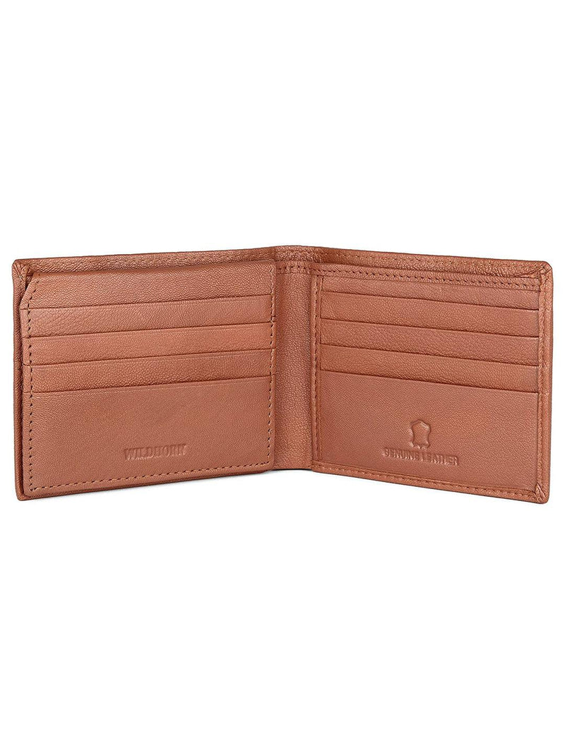 WILDHORN® RFID Protected Genuine High Quality Leather Wallet & Belt Combo for Men