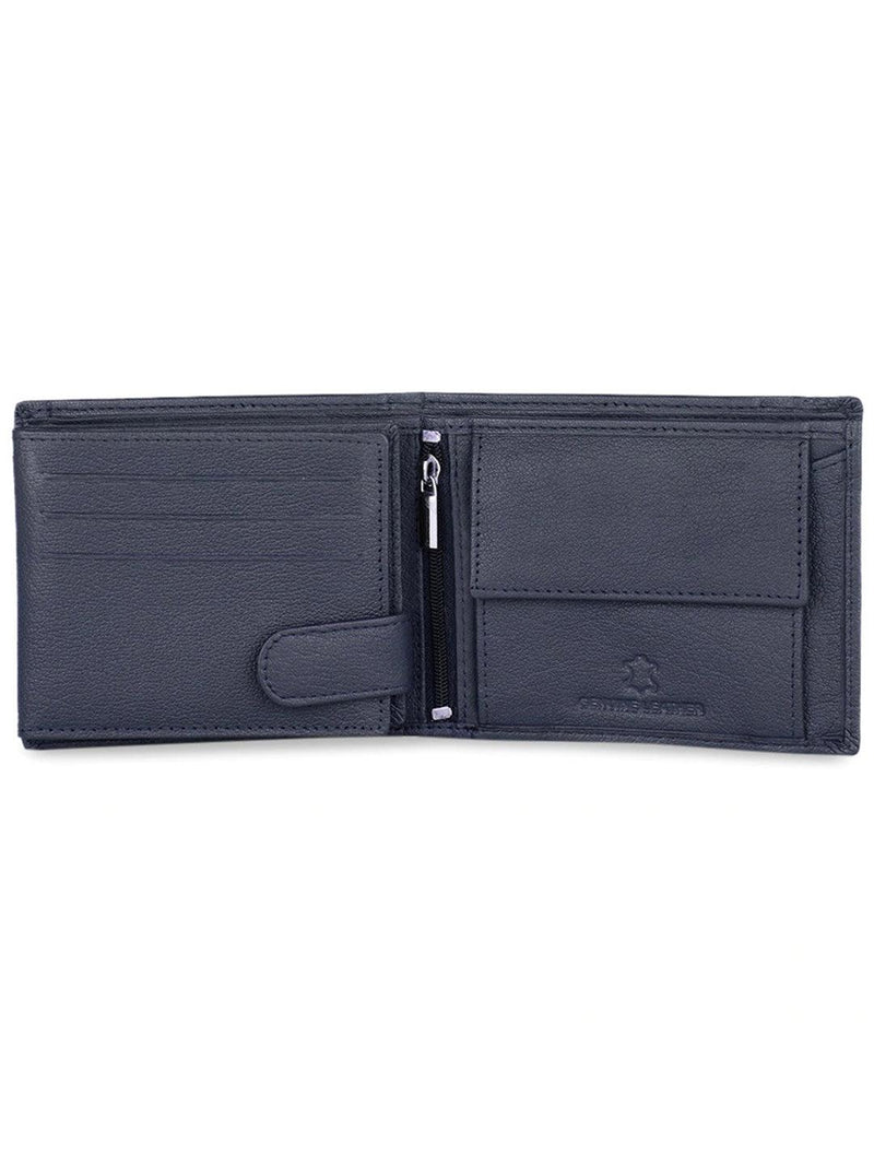 WILDHORN® RFID Protected Genuine High Quality  Leather Wallet, Keychain & Pen Combo for Men