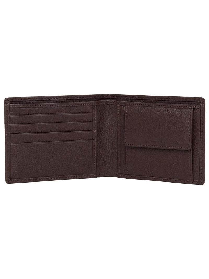 WILDHORN® RFID Protected Genuine High Quality Classic Leather Wallet & Pen Combo for Men