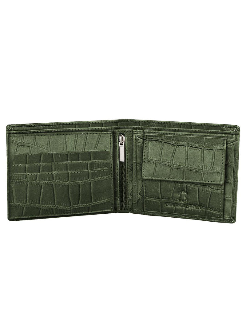 WILDHORN® RFID Protected Genuine High Quality  Leather Wallet, Keychain & Pen Combo for Men