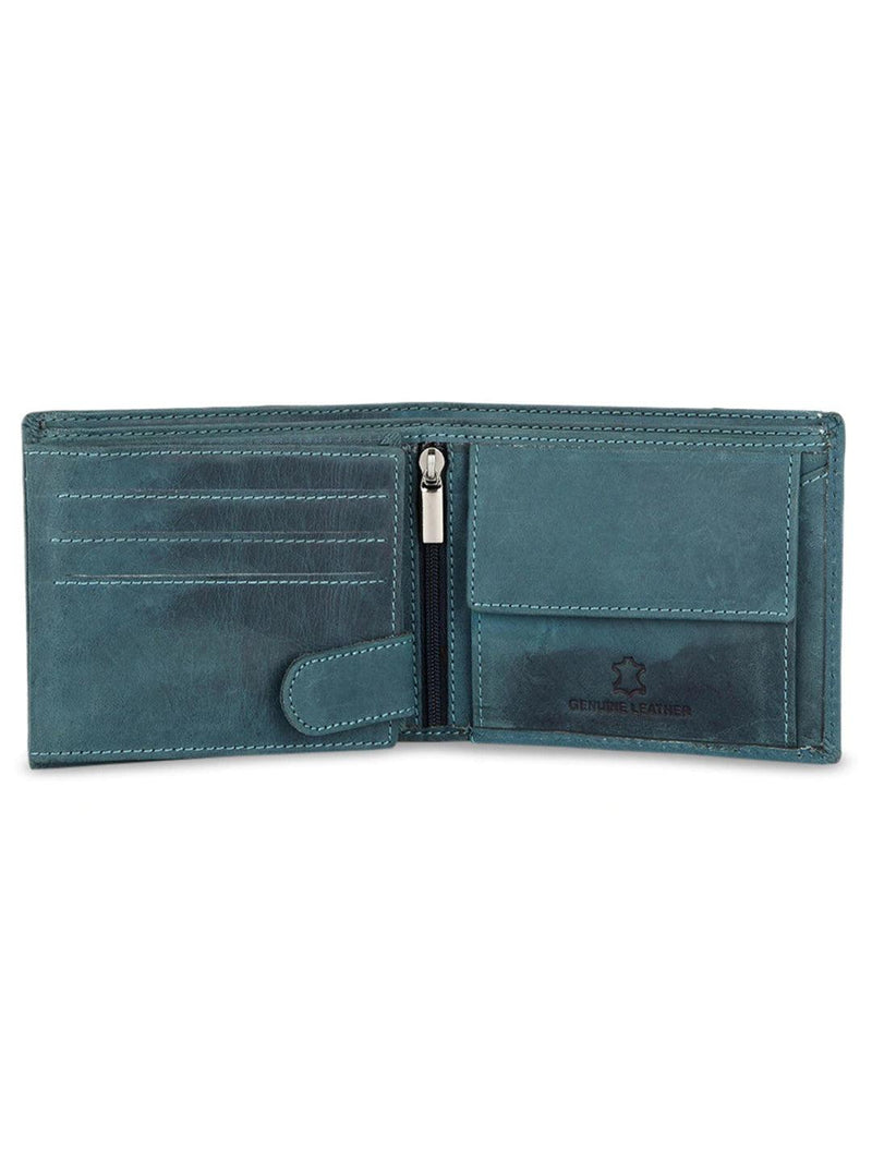 WILDHORN® RFID Protected Genuine High Quality Leather Wallet & Belt Combo for Men
