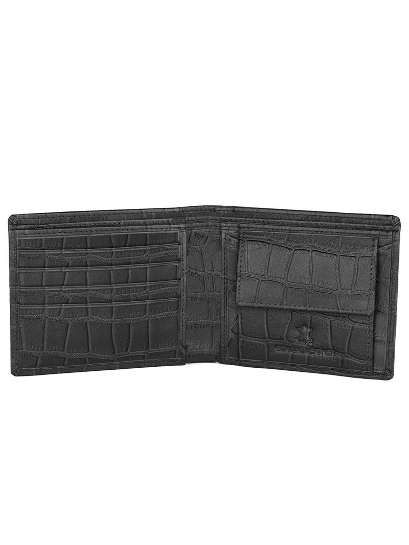 WILDHORN® RFID Protected Genuine High Quality Leather Wallet & Belt Combo for Men