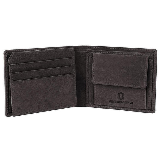WILDHORN RFID Protected Top Grain Genuine Hunter Leather Wallet for Men - WILDHORN