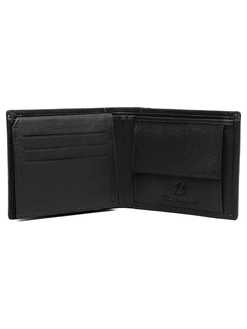 WILDHORN® RFID Protected Genuine High Quality Leather Wallet & Belt Combo for Men