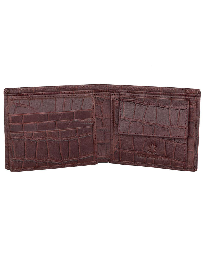 WILDHORN® RFID Protected Genuine High Quality  Leather Wallet, Keychain & Pen Combo for Men