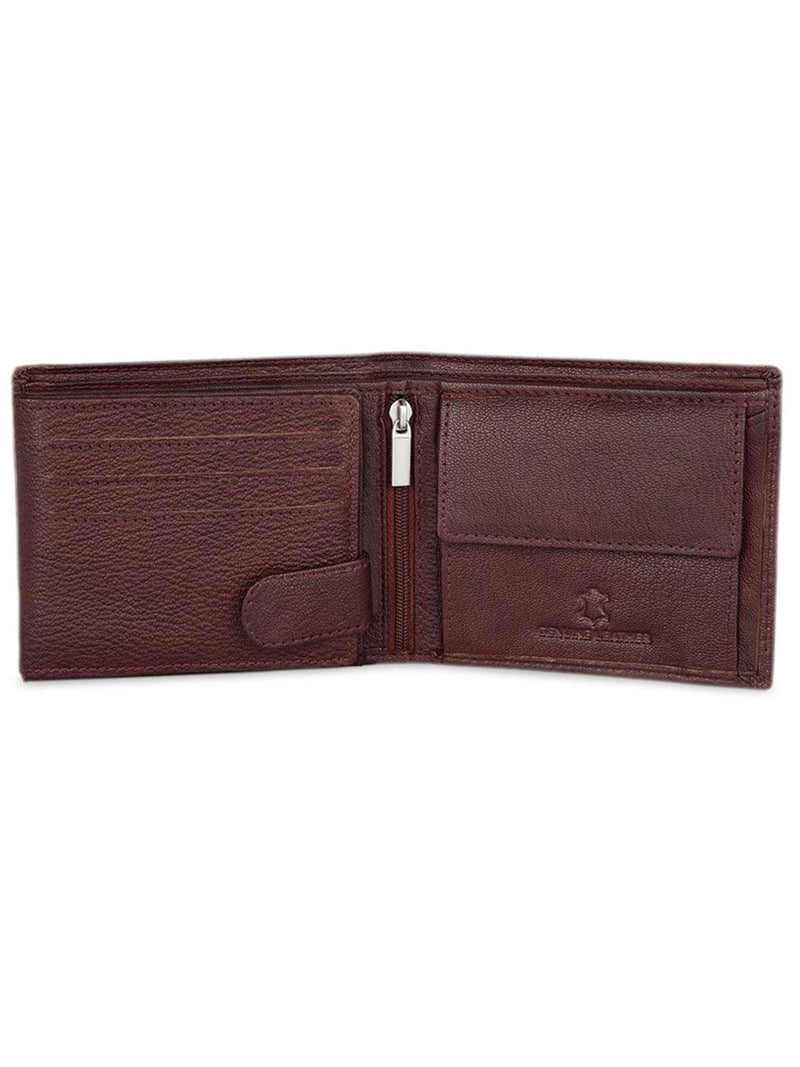 WILDHORN® RFID Protected Genuine High Quality  Leather Wallet, Keychain & Pen Combo for Men