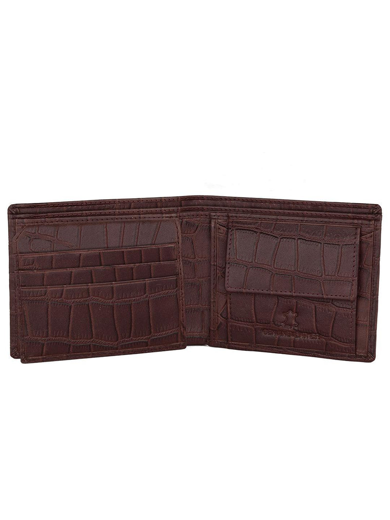 WILDHORN® RFID Protected Genuine High Quality Leather Wallet & Belt Combo for Men