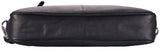 WILDHORN Leather 16 inches Black Messenger Bag (MB302) - WILDHORN