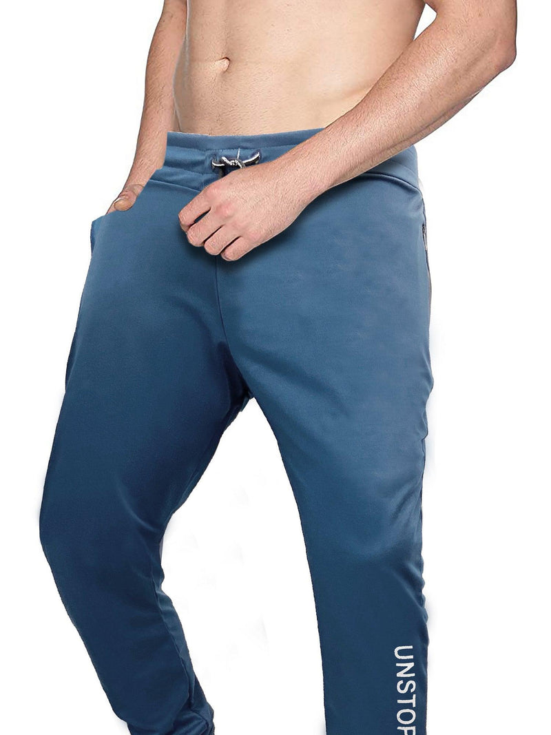 Lycra Strip Line Regular Fit Running Track Pants (Navy Blue) – Kaladhara