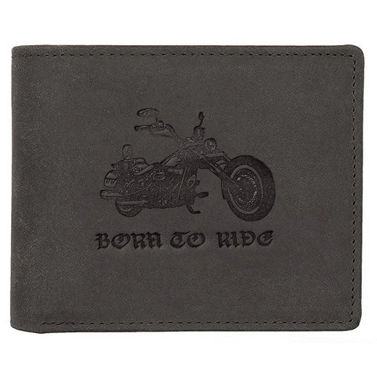 WILDHORN RFID Protected Top Grain Genuine Hunter Leather Wallet for Men - WILDHORN