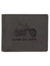 WILDHORN RFID Protected Top Grain Genuine Hunter Leather Wallet for Men - WILDHORN