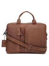 WILDHORN® 100% Genuine Leather Laptop Bag for Men - WILDHORN
