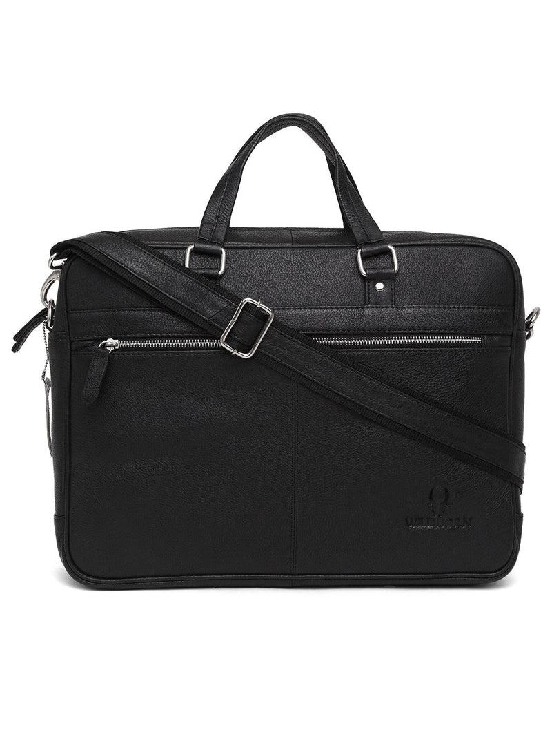 WILDHORN® 100% Genuine Leather Laptop Bag for Men