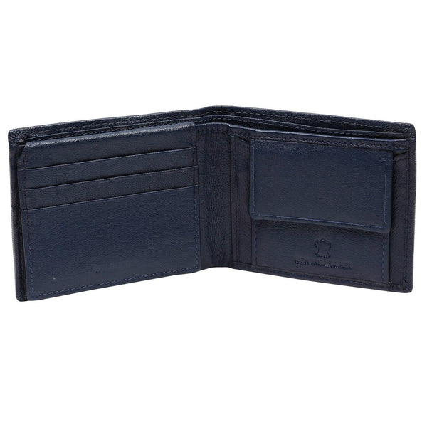 WildHorn® RFID Protected Genuine High Quality Leather Wallet,Keychain & Pen Combo for Men - WILDHORN