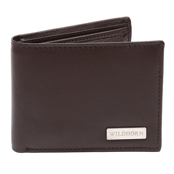 WildHorn® RFID Protected Genuine High Quality Leather Wallet,Keychain & Pen Combo for Men - WILDHORN