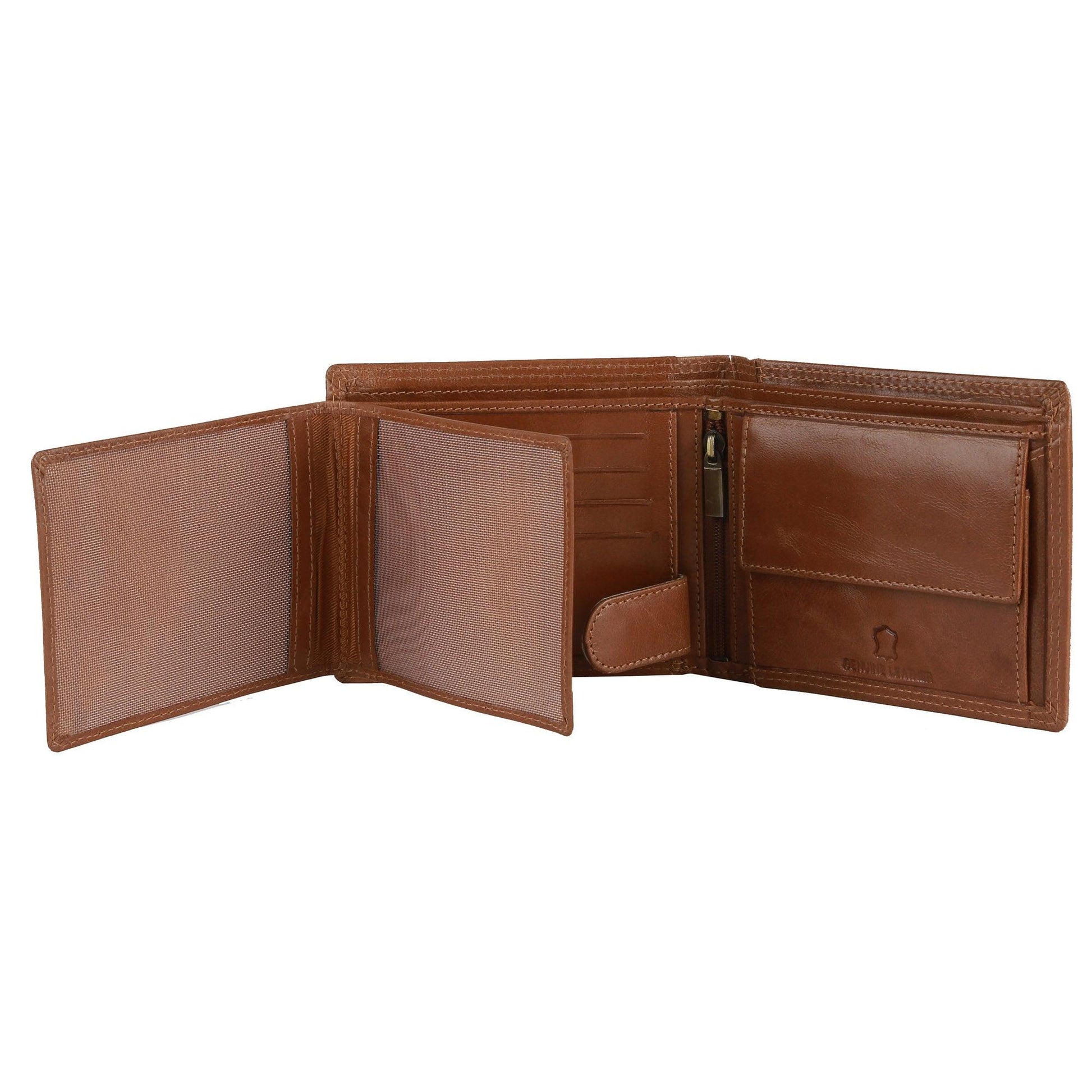 WildHorn® RFID Protected Custom Engraved Personalized High Quality Mens Leather Wallet for Gifting - WILDHORN