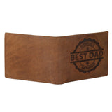 WILDHORN® Best Dad Men's Leather Wallet - WILDHORN