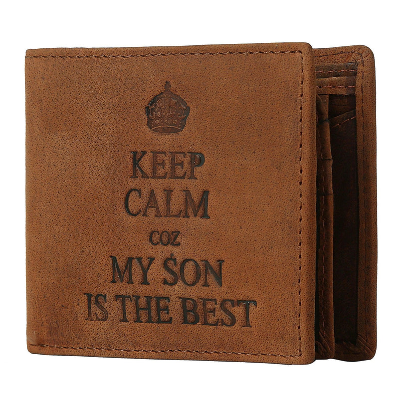 WILDHORN® Best Husband Men's Leather Wallet l Gift Hamper for Husband - WILDHORN