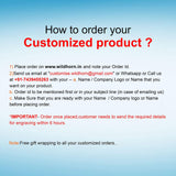 WILDHORN® RFID Protected Customizable Card Holder for Gifting | Engrave with Your Name,Company Name or Initials