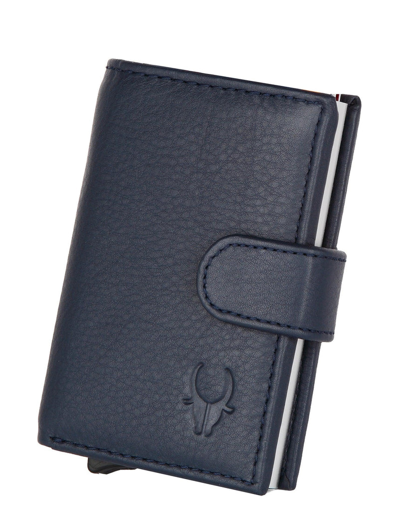 WildHorn® RFID Protected Unisex Genuine Leather Card Holder - WILDHORN